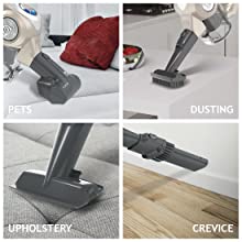 h-free 800 cordless vacuum cleaner tools