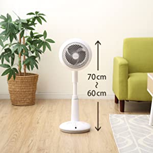 woozoo, circulator, DC, iris ohyama, plastic