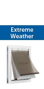 Extreme weather pet door, dog door
