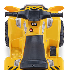 Kid Trax CAT Quad Toddler Electric Ride On Toy, Pedal accelerated