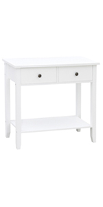 Two Drawer White Windsor Console Table Comparison Image