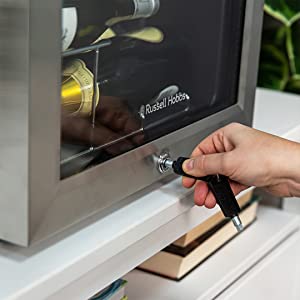 Russell Hobbs RHGWC3SS-C-LCK 12 Bottle Lockable Wine Cooler