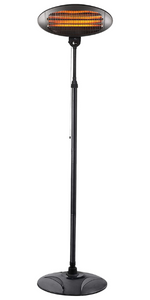 outdoor heaters, garden heater, 2kw electric patio heater free standing