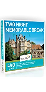 Two Night Memorable Break Smartbox by Buyagift, gifts for couples, gifts for women, christmas gift
