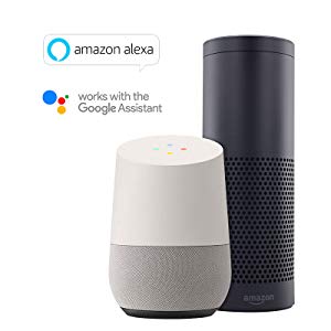 Control it with Alexa or Google Home.