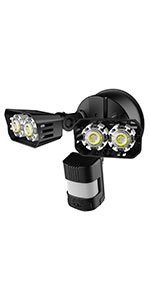 security lights outdoor motion sensor daylight 5000K cool white 150w equivalent