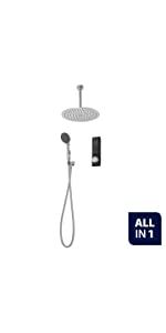 With Mia 2 & Cerys shower head
