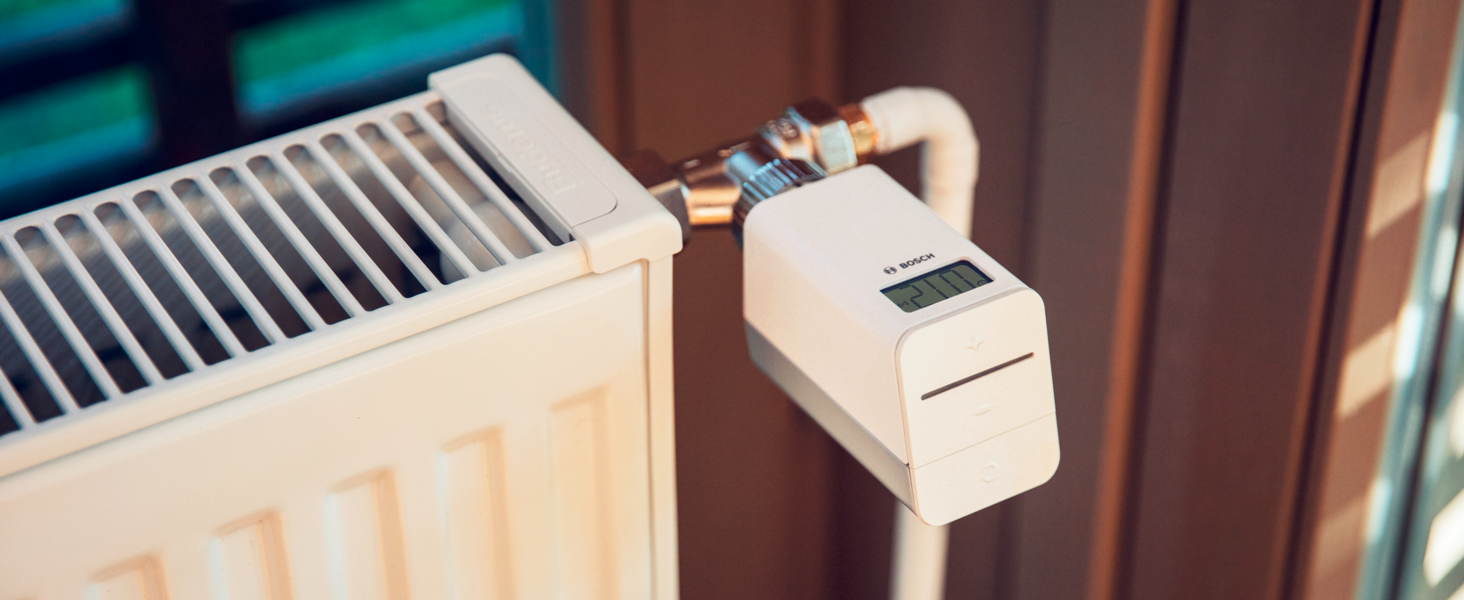 Bosch Smart Home radiator thermostats, installed in a house
