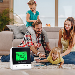 co2 carbon dioxide monitor detector tester meter concentration NDIR Sensor air quality Battery