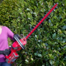 The Mountfield hedge cutters are efficient and make precise cuts right from the first pass