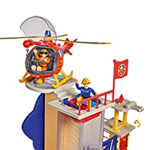 Fireman Sam, XXL station, fire station, light, sound, car, jupiter, playset, firefighter.