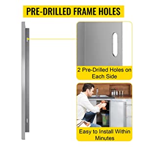 bbq doors stainless steel