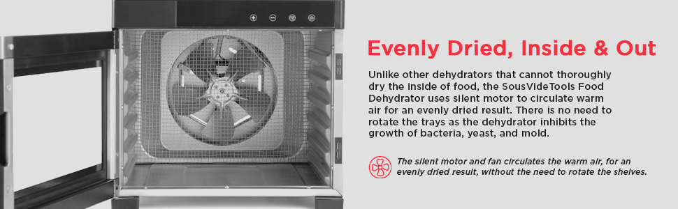 Sous-Vide Tools six-tray beef-jerky commercial-grade gentle-preservation touch removable ninja-foodi