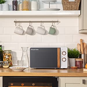 Russell Hobbs 17L White Manual Microwave 