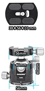 low gravity center ball head