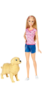Barbie Newborn Pups Doll & Pets