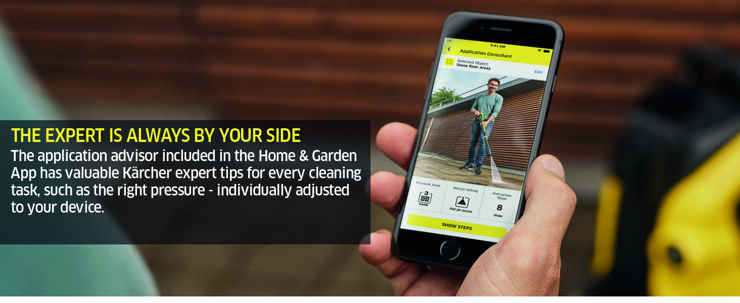 kärcher pressure washer smart home power control jet wash hydroshot