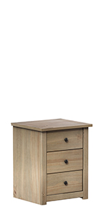 Vida Designs Panama 3 Drawer Bedside Chest
