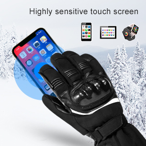 Touch screen motorcycle gloves
