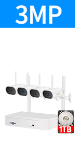 Hiseeu Wireless Security Camera System