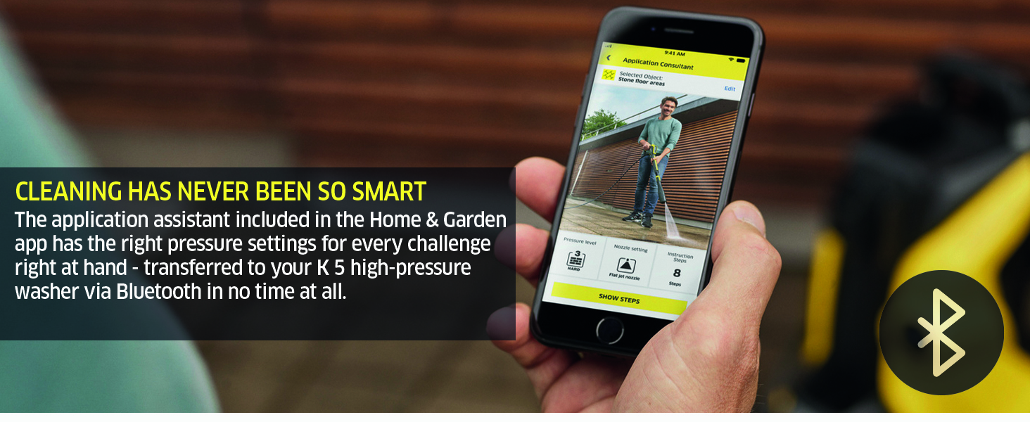 kärcher pressure washer smart home power control jet wash hydroshot