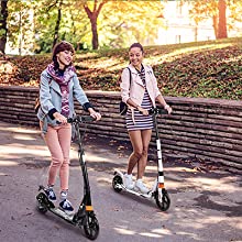 adult scooter with big wheels