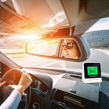 co2 carbon dioxide monitor detector tester meter concentration NDIR Sensor air quality Battery