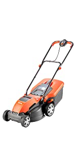Flymo Chevron 32VC Electric Wheeled Lawnmower, 1200W, Cutting Width 32cm