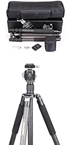 Carbon Fiber Tripod with Center Column