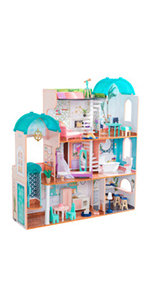 KidKraft Dollhouse, Wooden Dolls House, Dolls House