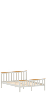 Milan sturdy and stable wooden bed by vida designs furniture