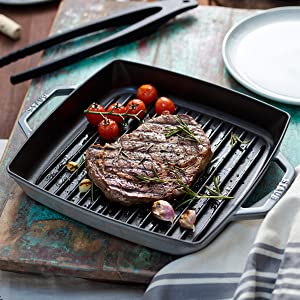 Staub cast iron grill