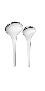 Georg Jensen Bloom Serving Spoons, 2 Pieces by Helle Damkjær