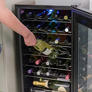 Russell Hobbs RH34WC1 34 Bottle Wine Cooler
