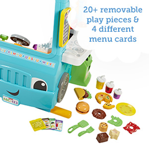 ​Toddlers can serve up hours of learning & role play fun with this interactive food truck!