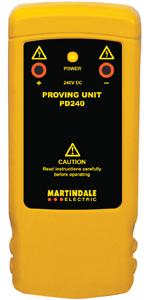 martindale;voltage;voltage indicator;proving kit;tools;proving unit;proving device;240V