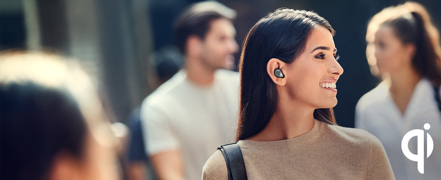 Up to 5.5 hours battery (ANC on), with up to 25 hours in the compact charging case.