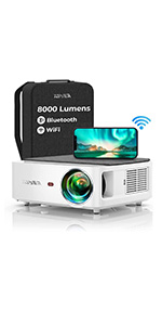 YABER V6 projector WIFI