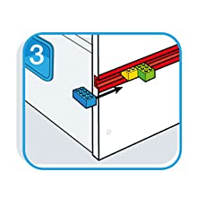Lego brick slider