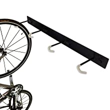 steel metal heavy duty sturdy strong bike hooks wall hanger rack storage indoor garage basement best