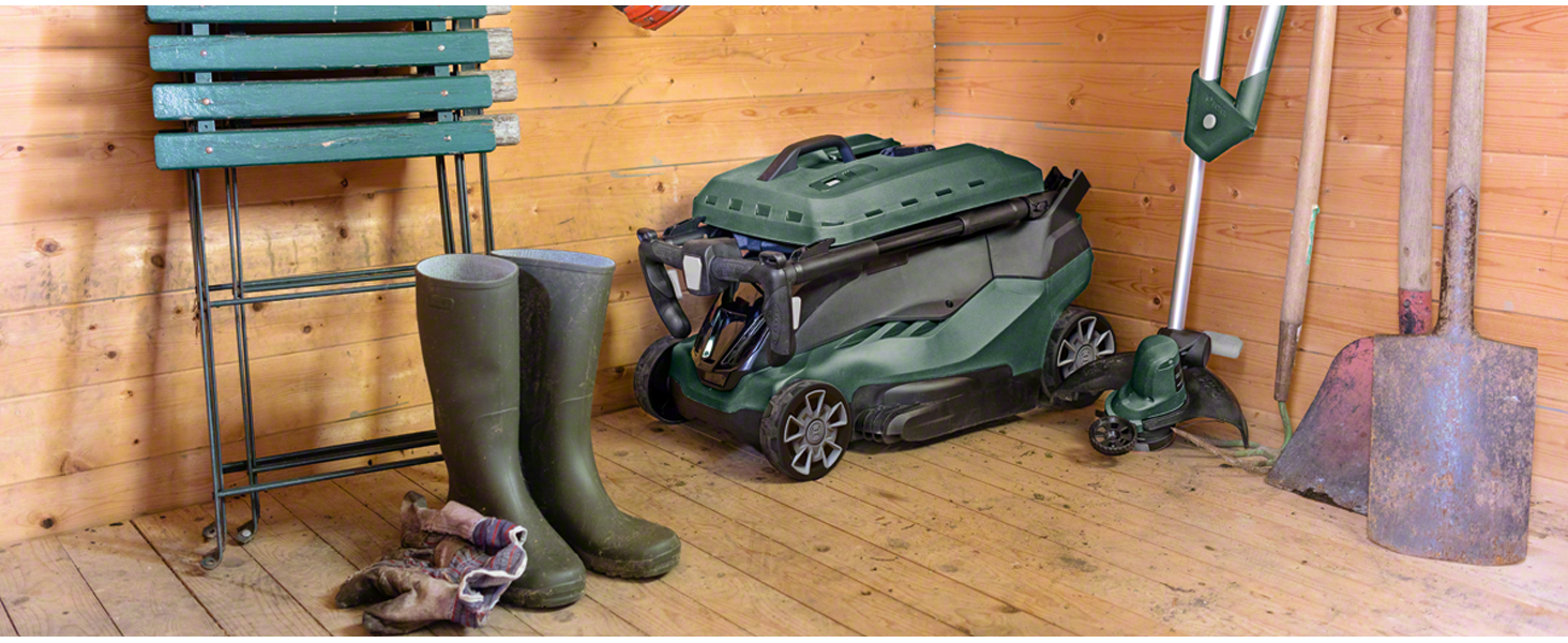 bosch;advanced rotak 750;cordless lawnmower