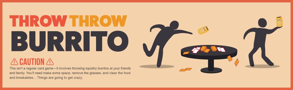 throw, burrito, party, game, cards, squishy