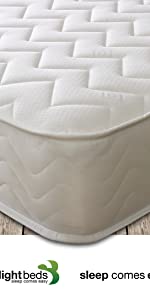 1151 single mattress white