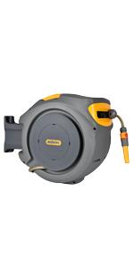 Hozelock 2403 0000 Auto Reel, Yellow/Grey, 30 m