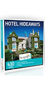 Hotel Hideaways Smartbox by Buyagift, gifts for couples, gifts for women, christmas gift