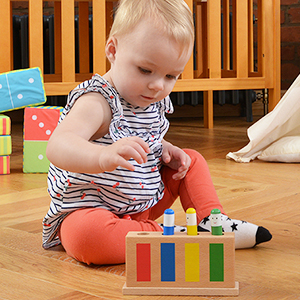 Galt Toys Pop Up Toy, colour match baby toy