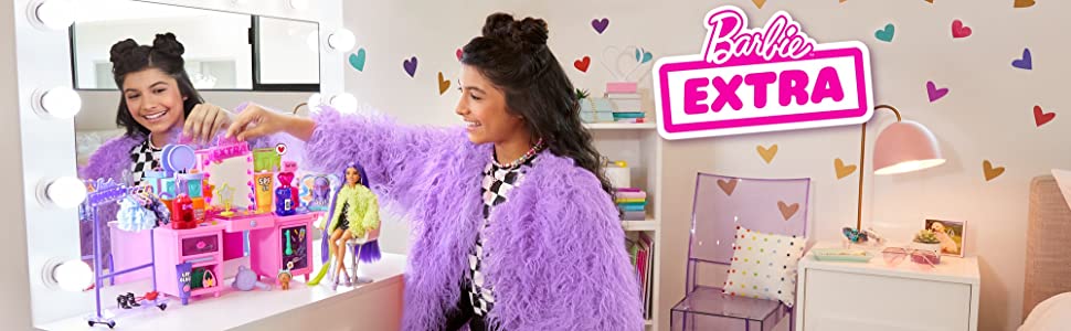 Barbie Extra Doll and Playset - GYJ70