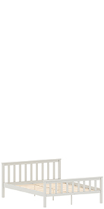 Milan sturdy and stable wooden bed by vida designs