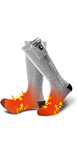 Heated socks