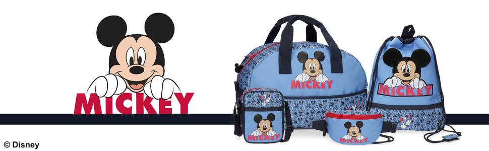 Suitcase, luggage, Mickey Mouse collection, backpacks and travel accessories, kids suitcase, Disney